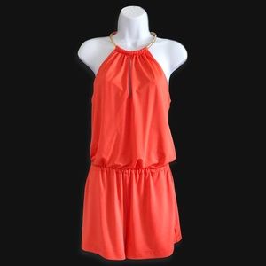 Bebe Halter Style Romper